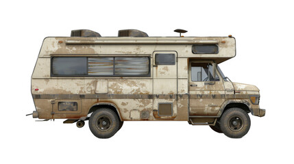 Wall Mural - RV off-road isolated on transparent background