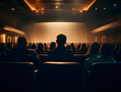 © Marco Mamdouh - back view, Cinema of the future full of people waiting for the last film of the night