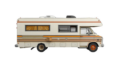 Wall Mural - RV vacation isolated on transparent background