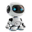 © Rafay - Cute ai robot chatbot on isolated transparent background
