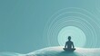 Meditative Breathwork with Emanating Concentric Circles