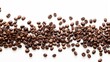 © Francheska - Isolated coffee beans border generative ai