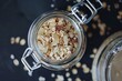 Overnight oats in a container