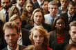 © Di Studio - crowd of business people looking at camera