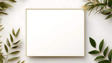Digital vintage modern golden frame abstract graphic poster web page PPT background