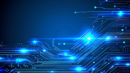 Electronic computer hardware circuit board technology background for digital technology enthusiasts