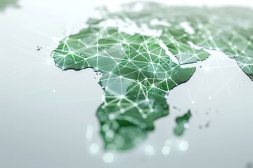 Mapping Connectivity: Africa's Digital Network Hub,Virtual Connections: Africa's Digital Network Topography