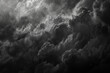 The dramatic and ominous buildup of storm clouds, emphasizing the contrast between the dark clouds and the still-lit landscape below - Generative AI
