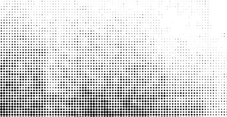 halftone abstract pattern dot background and texture with overlay grunge effect. seamless retro comi