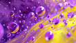 Fantasy bubbles purple green