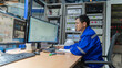© reewungjunerr - Engineer working at control room,Manager control system,Technician man monitoring program from a lot of monitor