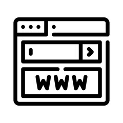 internet line icon