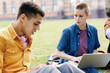 © Oleksii Syrotkin/Stocksy - Collaborative study session in multicultural setting