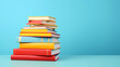 © ma - Pile of colorful books, world book day