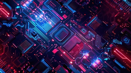 computer software technology illustration background