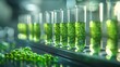 Advanced Green Biotechnology in Laboratory Setting: Test Tubes and Research. Generative ai