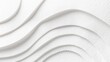 White abstract waves wave papercut overlapping 3d soft pastel paper texture background banner for presentation design or business illustration ..