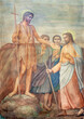 MILAN, ITALY - MARCH 7, 2024: The fresco The 