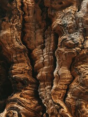 cedar tree trunk texture background, old and wrinkled with amazing details