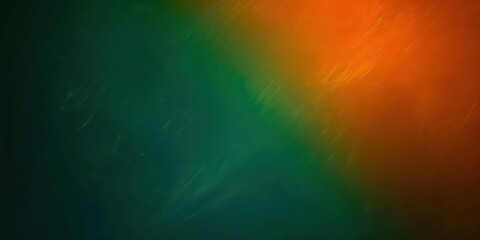 modern minimal background with gradient dark green and bright orange