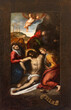 TREVISO, ITALY - NOVEMBER 4, 2023: The painting of Deposition of the corss - Pieta in the church Chiesa di San Gaetano by unknown artist.