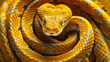 Yellow viper reveals spooky pattern