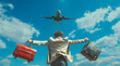 © Eliya - Concept of a desire to travel and imagining future travel and vacation