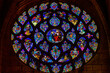 Mary Coronation Stained Glass Saint Nizier Church Lyon France