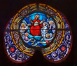 Jesus Christ Heaven Stained Glass Saint Nizier Church Lyon France