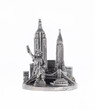 souvenir miniature of New York isolated on white background