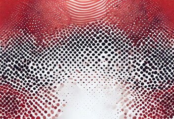 Wall Mural - 'Points Soft backdrop background Dotted design polka spotted Modern Monochrome Gradient web red template Abstract curves pattern halftone vector dots illustration'