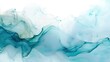 © Dekastro - teal and petrol blue blurred gradient liquid paint style on white background, twenty words without capital letter