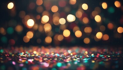 Wall Mural - 'bokeh scene Abstract room. rays dark background shadow. Shadows Empty light confetti light. effect. Night back black blank blue bright cement concept concert concrete conf'