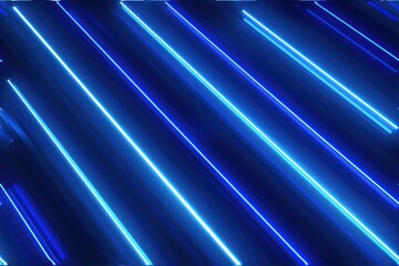 Wall Mural - blue neon lines texture background