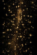 Glittering black texture. Christmas Starry Night. Vertical background