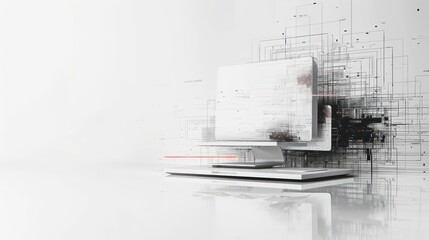 digital development white background