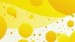 modern yellow and white bubble artwork background