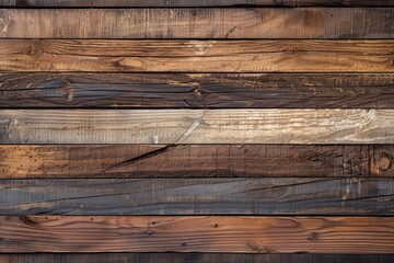 Wall Mural - Decorative Walnut Wood: Shades of Brown Textures for Interior Enhancements