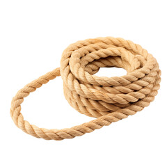 Rope isolated on transparent background