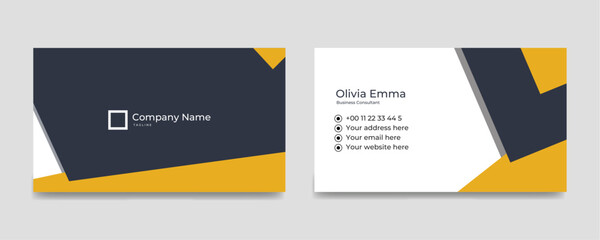 Wall Mural - Business Card layout