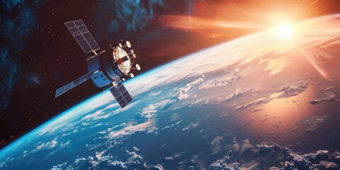 Wall Mural - AI in Space Exploration: Scientists using AI to analyze data from space telescopes, identifying potential habitable planets and analyzing atmospheric composition