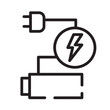 © Blacker Studio - Energy Battery Power Line Icon