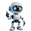 © Rafay - Cute ai robot chatbot thumbs up on isolated transparent background
