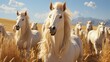  The shrimp felt awestruck watching a herd of unicorns grazing in a field of golden wheat.  3D Over Action realistic