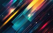 Vibrant abstract wallpaper with energetic diagonal streaks of light in a variety of electric colors, creating a sense of speed and movement