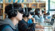 Stylish AI translator headset, utilizing Chinese technology, redefines language exchange while optimizing learning experiences within classroom environments