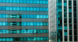 Closeup of skyscraper facade abstract urban background pattern