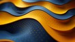 © Avve Diana - Modern horizontal banner template with abstract yellow and blue geometric curve overlap layer background. Perfect for cover, header, poster, banner, website, business, and more.