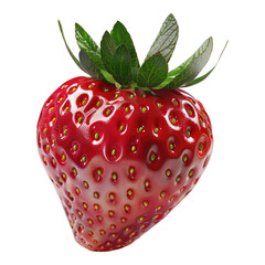 Wall Mural - Strawberry isolated on transparent background