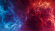 © KSeeD Art - Red and blue flame background